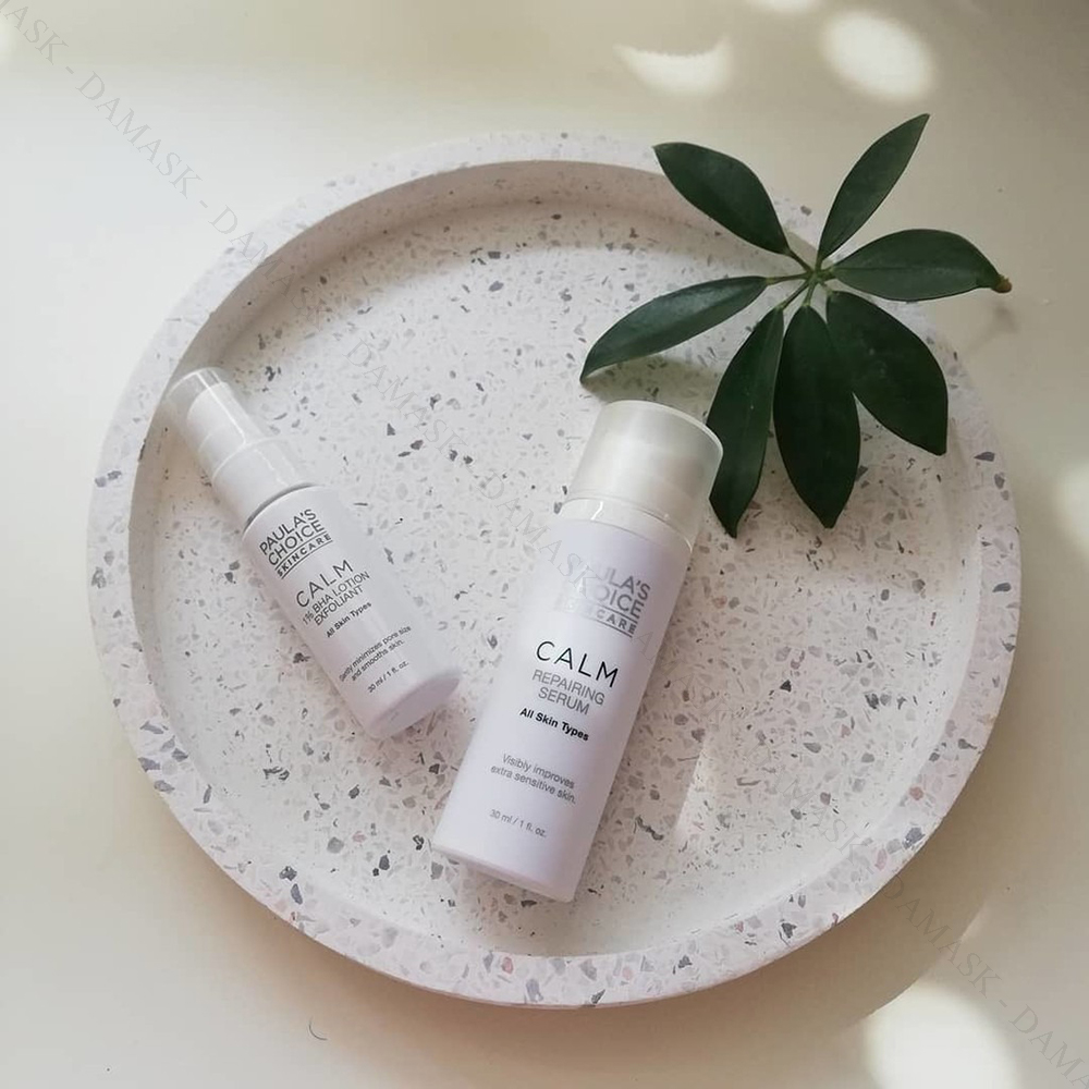 Tẩy Tế Bào Chết Paula’s Choice Calm Redness Relief 1% BHA Lotion Exfoliant chứa 1% Salicylic Acid giúp loại bỏ tế bào chết dịu nhẹ.